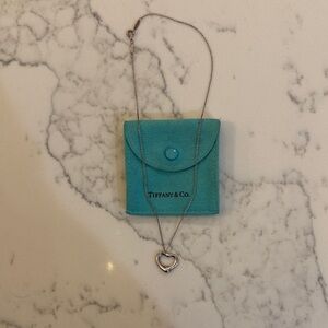 Tiffany & Co. Elsa Peretti Small Open Heart Necklace